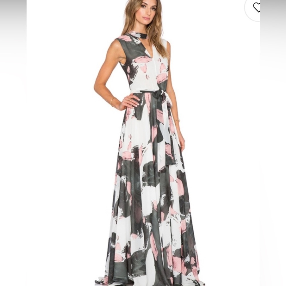 XS maxi dress from Anthropologie by TY-LR; the “brush stroke” gown